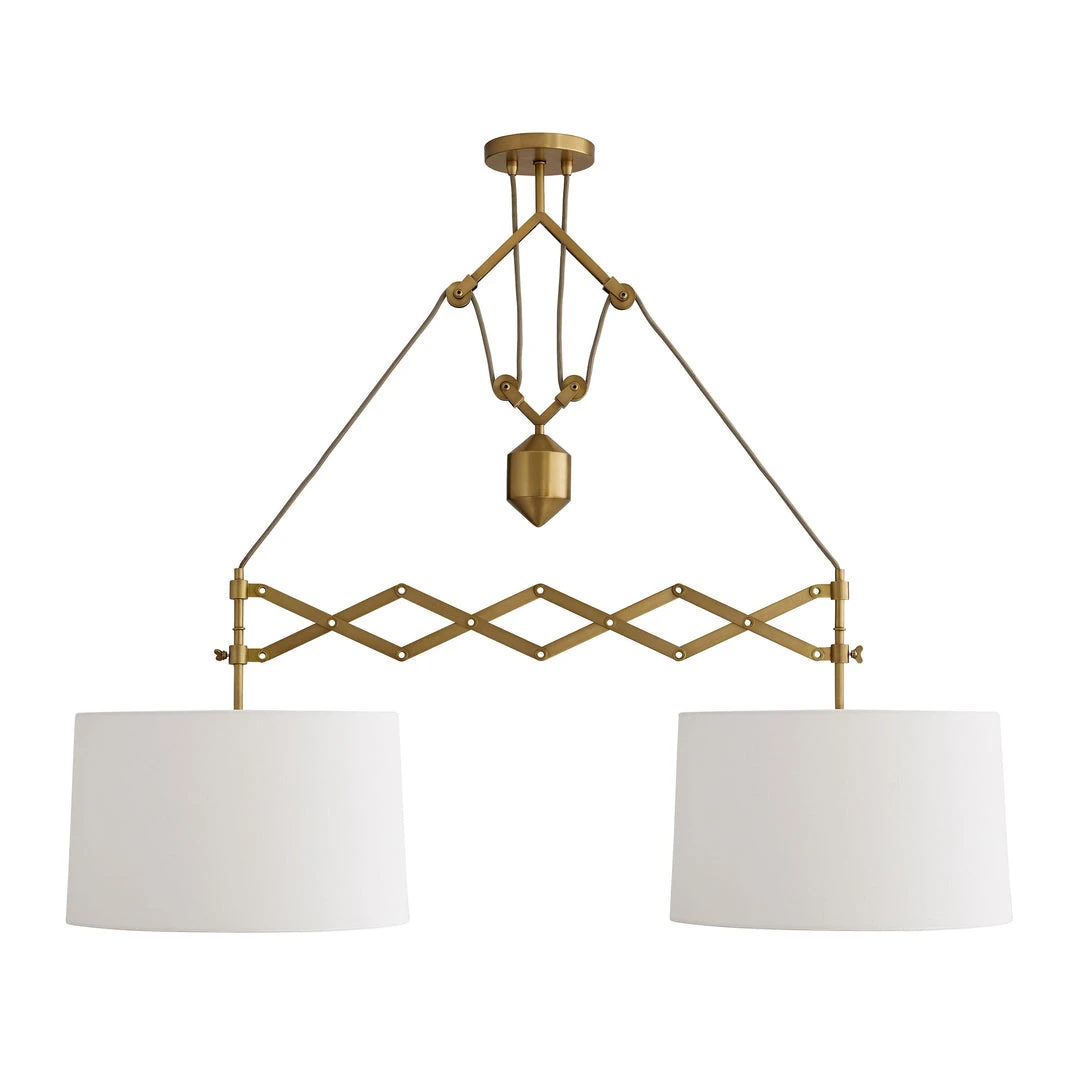 Arteriors Home Pantograph Pendant Antique Brass 3 Arteriors Home Pantograph Pendant Antique Brass