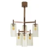 Arteriors Home New Arrivals Soloman Chandelier Brown Nickel
