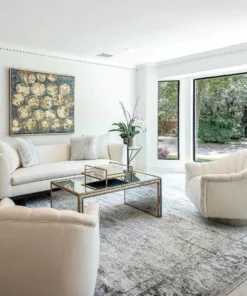 Arteriors Home New Arrivals Springsteen Chair Muslin Champagne Swivel