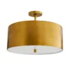 Arteriors Home New Arrivals Tarbell Semi Flush Antique Brass