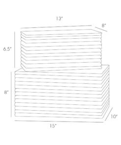 Arteriors Home New Arrivals Trinity Boxes Whitewashed Wood Set Of Two
