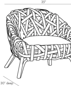 Arteriors Home New Arrivals Horatio Chair Fatigue Leather