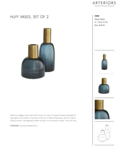 Arteriors Home New Arrivals Huff Vases Set 21 Arteriors Home New Arrivals Huff Vases Set