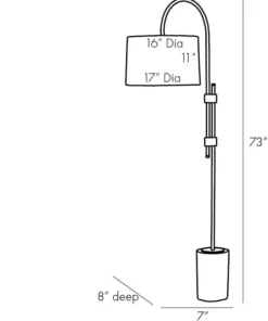 Arteriors Home New Arrivals Ily Floor Lamp English Bronze