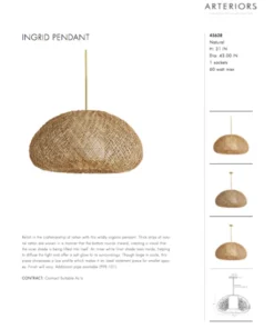 Arteriors Home Ingrid Pendant New Arrivals
