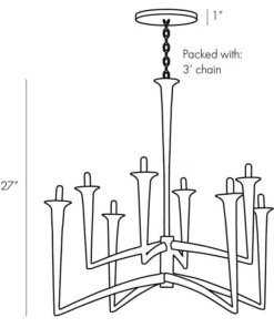 Arteriors Home Isma Chandelier New Arrivals