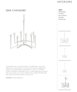 Arteriors Home Isma Chandelier New Arrivals