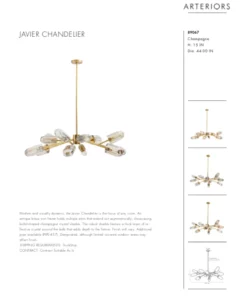 Arteriors Home Javier Chandelier New Arrivals