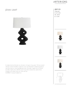 Arteriors Home New Arrivals Jemai Lamp 24 Arteriors Home New Arrivals Jemai Lamp