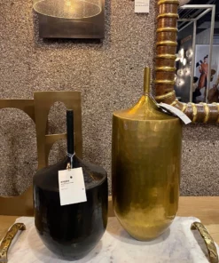 Arteriors Home Jeremy Large Vase Vintage Brass