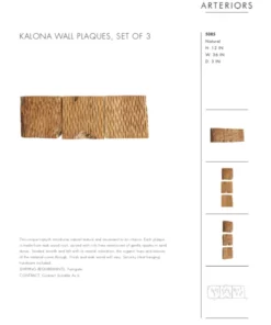 Arteriors Home New Arrivals Kalona Wall Plaques Set Of Three 27 Arteriors Home New Arrivals Kalona Wall Plaques Set Of Three