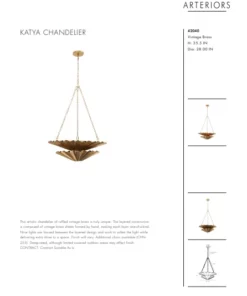 Arteriors Home Katya Chandelier 21 Arteriors Home Katya Chandelier