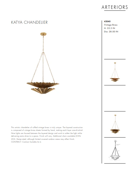 Arteriors Home Katya Chandelier 12 Arteriors Home Katya Chandelier