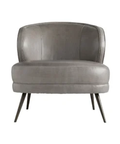 Arteriors Home New Arrivals Kitts Chair Mineral Gray Leather