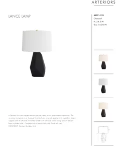 Arteriors Home Lance Lamp New Arrivals
