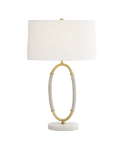 Arteriors Home New Arrivals Landon Lamp Cream Leather