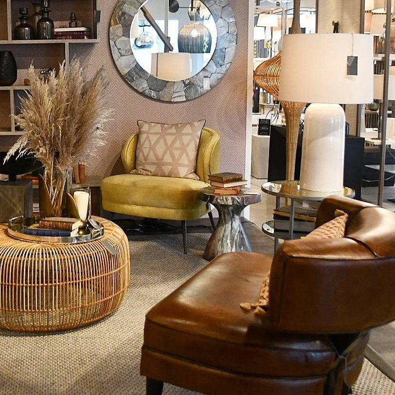 Arteriors Home Laurent Chair Mottled Brown 4 Arteriors Home Laurent Chair Mottled Brown