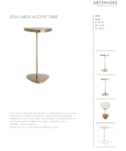Arteriors Home Leela Large Accent Table New Arrivals