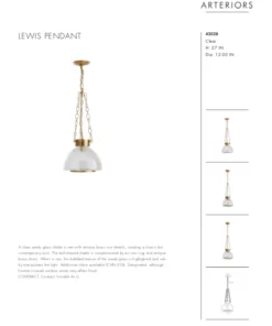 Arteriors Home New Arrivals Lewis Pendant 21 Arteriors Home New Arrivals Lewis Pendant