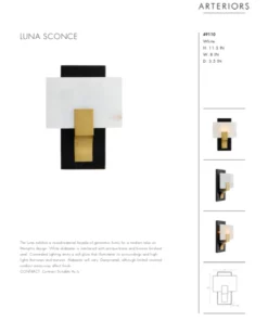 Arteriors Home Luna Sconce New Arrivals