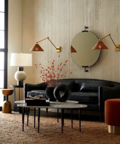 Arteriors Home New Arrivals Madden Round Mirror Bronze