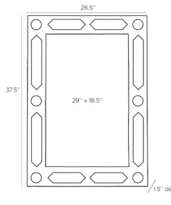 Arteriors Home New Arrivals Madeline Mirror 16 Arteriors Home New Arrivals Madeline Mirror