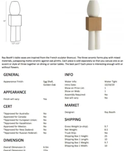 Arteriors Home Mod Tall Vase