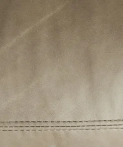 Arteriors Home Klein Sofa Mushroom Leather Grey Ash