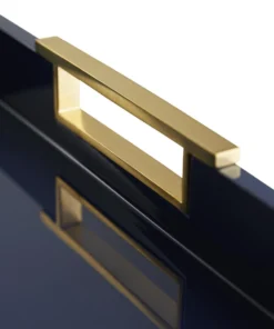 Arteriors Home Parker Large Tray Navy New Arrivals