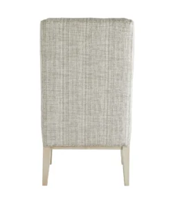 Arteriors Home Idol Wing Chair Platinum Tweed Smoke