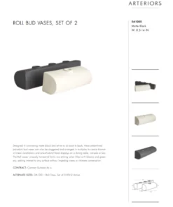 Arteriors Home Roll Bud Vases Set Of Two New Arrivals 19 Arteriors Home Roll Bud Vases Set Of Two New Arrivals