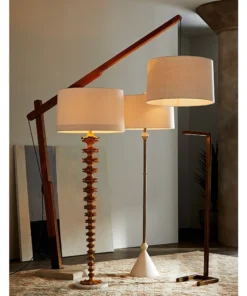 Arteriors Home Salford Floor Lamp Vintage Brass