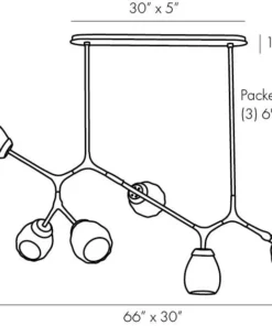 Arteriors Home New Arrivals Smyth Chandelier Bronze