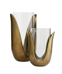 Arteriors Home New Arrivals Sonia Vases Set Antique Brass