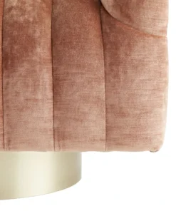 Arteriors Home New Arrivals Springsteen Chair Dusty Rose Velvet Swivel