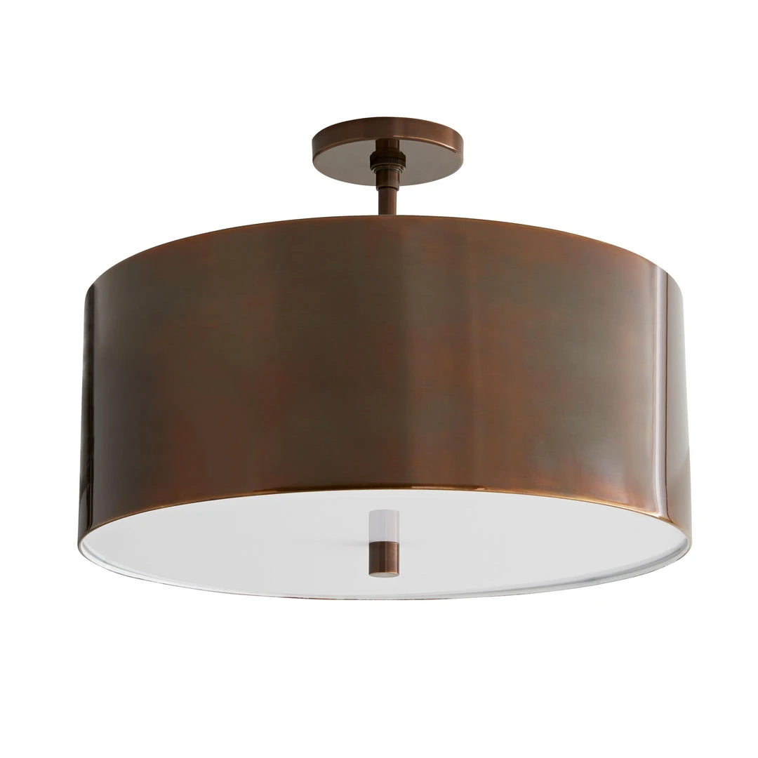 Arteriors Home Tarbell Semi Flush Heritage Brass New Arrivals 3 Arteriors Home Tarbell Semi Flush Heritage Brass New Arrivals