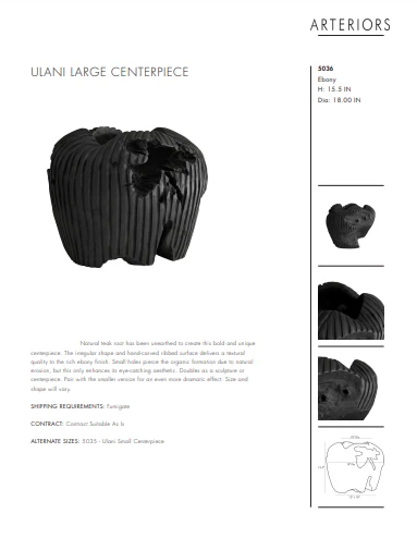 Arteriors Home New Arrivals Ulani Large Centerpiece 11 Arteriors Home New Arrivals Ulani Large Centerpiece