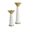 Arteriors Home Tenbrooke Candleholders White Set Of Two New Arrivals