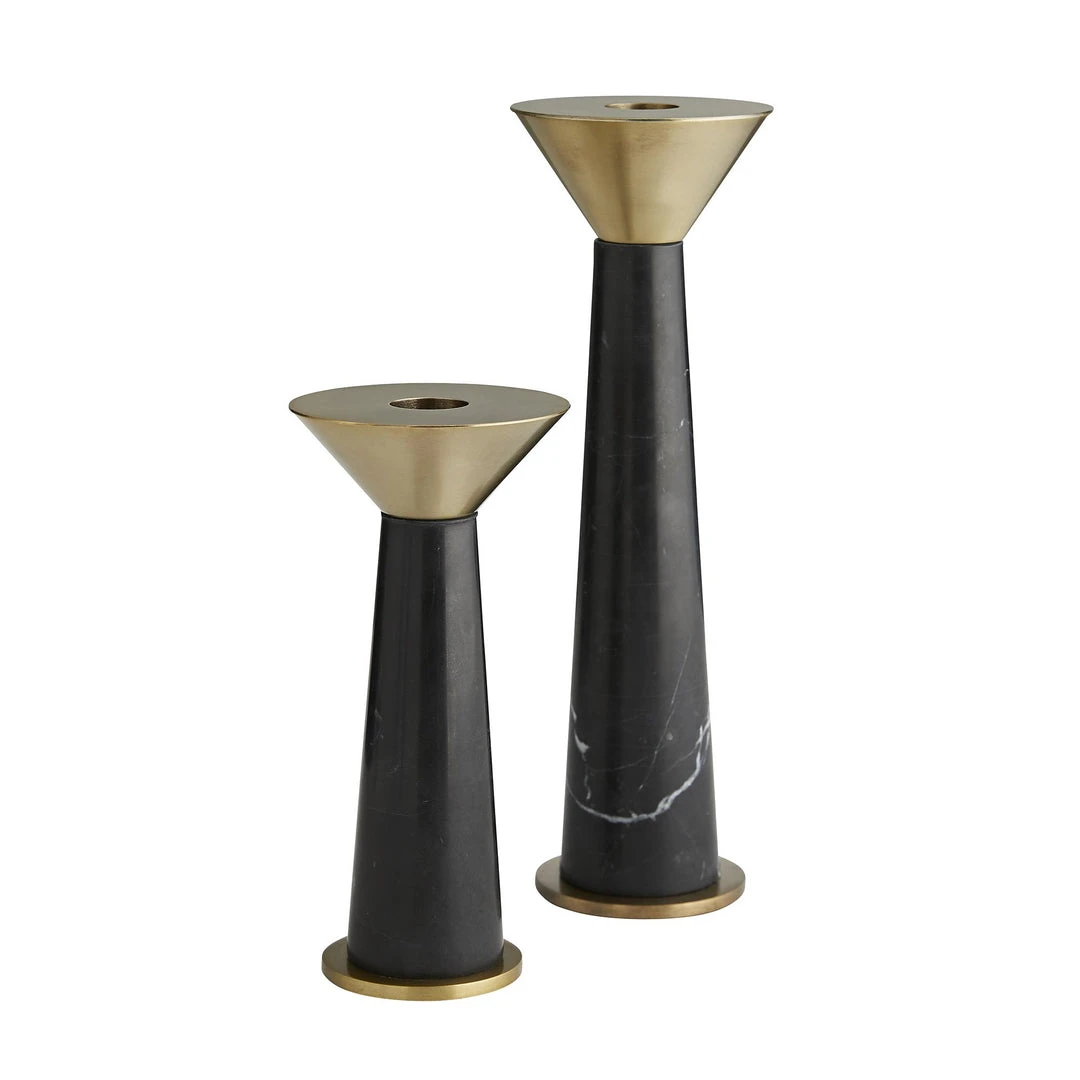 Arteriors Home New Arrivals Tenbrooke Candleholders Black Set Of Two 3 Arteriors Home New Arrivals Tenbrooke Candleholders Black Set Of Two