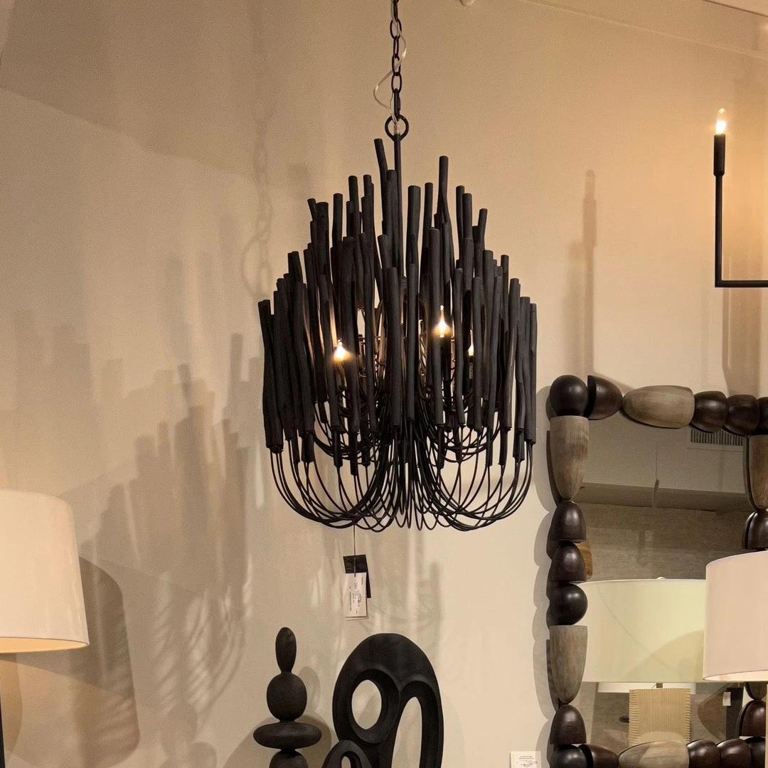 Arteriors Home Tilda Small Chandelier Black New Arrivals 6 Arteriors Home Tilda Small Chandelier Black New Arrivals