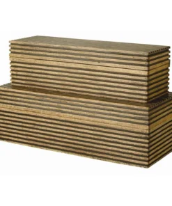 Arteriors Home Trinity Boxes Light Brown Set Of Two New Arrivals