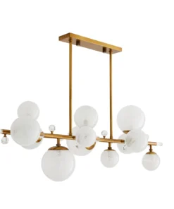 Arteriors Home New Arrivals Troon Chandelier Antique Brass