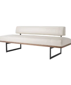 Arteriors Home Tuck Bench Ivory Leather New Arrivals