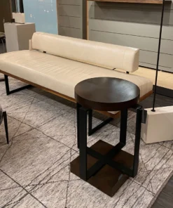 Arteriors Home Tuck Bench Ivory Leather New Arrivals