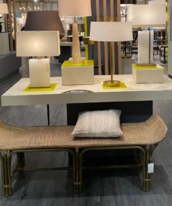 Arteriors Home Tucker Bench Tobacco Rattan New Arrivals