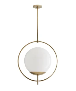 Arteriors Home Volta Pendant Pale Brass New Arrivals 15 Arteriors Home Volta Pendant Pale Brass New Arrivals