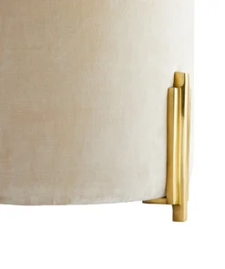 Arteriors Home Warby Ottoman Sterling Velvet