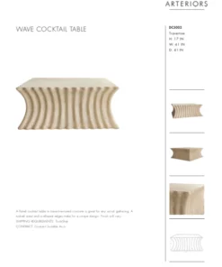 Arteriors Home Wave Cocktail Table New Arrivals 21 Arteriors Home Wave Cocktail Table New Arrivals