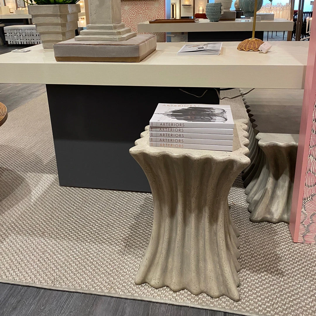 Arteriors Home New Arrivals Wave Side Table 4 Arteriors Home New Arrivals Wave Side Table