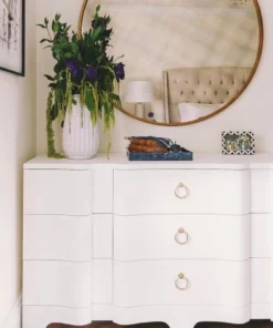 Bungalow 5 Bardot Extra Large 9 Drawer Dresser White